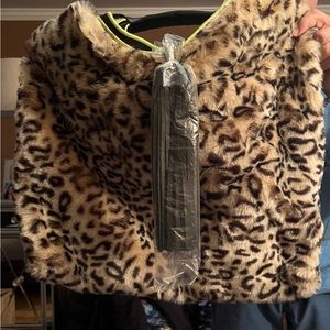 leopard shoulder bag